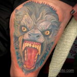 Фото татуировки с оборотнем 01.04.2021 №223 - werewolf tattoo - tatufoto.com