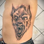 Фото татуировки с оборотнем 01.04.2021 №236 - werewolf tattoo - tatufoto.com