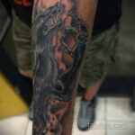 Фото татуировки с оборотнем 01.04.2021 №264 - werewolf tattoo - tatufoto.com