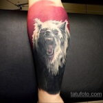 Фото татуировки с оборотнем 01.04.2021 №283 - werewolf tattoo - tatufoto.com
