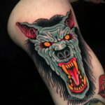 Фото татуировки с оборотнем 01.04.2021 №295 - werewolf tattoo - tatufoto.com
