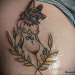 Фото татуировки с оборотнем 01.04.2021 №297 - werewolf tattoo - tatufoto.com