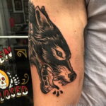Фото татуировки с оборотнем 01.04.2021 №312 - werewolf tattoo - tatufoto.com