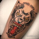 Фото татуировки с оборотнем 01.04.2021 №320 - werewolf tattoo - tatufoto.com