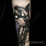 Фото татуировки с оборотнем 01.04.2021 №331 - werewolf tattoo - tatufoto.com