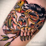 Фото татуировки с оборотнем 01.04.2021 №347 - werewolf tattoo - tatufoto.com