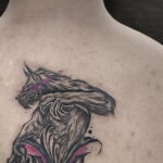 Фото татуировки с оборотнем 01.04.2021 №350 - werewolf tattoo - tatufoto.com