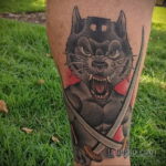 Фото татуировки с оборотнем 01.04.2021 №359 - werewolf tattoo - tatufoto.com