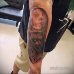 Фото татуировки с оборотнем 01.04.2021 №362 - werewolf tattoo - tatufoto.com