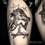 Фото татуировки с оборотнем 01.04.2021 №376 - werewolf tattoo - tatufoto.com