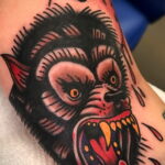 Фото татуировки с оборотнем 01.04.2021 №390 - werewolf tattoo - tatufoto.com