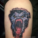Фото татуировки с оборотнем 01.04.2021 №403 - werewolf tattoo - tatufoto.com