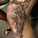 Фото татуировки с оборотнем 01.04.2021 №405 - werewolf tattoo - tatufoto.com