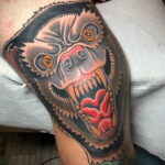 Фото татуировки с оборотнем 01.04.2021 №412 - werewolf tattoo - tatufoto.com