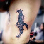 Фото татуировки с оборотнем 01.04.2021 №414 - werewolf tattoo - tatufoto.com