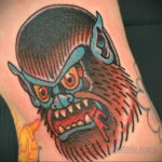 Фото татуировки с оборотнем 01.04.2021 №415 - werewolf tattoo - tatufoto.com