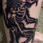 Фото татуировки с оборотнем 01.04.2021 №416 - werewolf tattoo - tatufoto.com