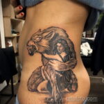 Фото татуировки с оборотнем 01.04.2021 №439 - werewolf tattoo - tatufoto.com