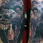 Фото татуировки с оборотнем 01.04.2021 №450 - werewolf tattoo - tatufoto.com