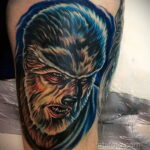 Фото татуировки с оборотнем 01.04.2021 №454 - werewolf tattoo - tatufoto.com