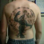 Фото татуировки с оборотнем 01.04.2021 №459 - werewolf tattoo - tatufoto.com