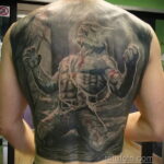 Фото татуировки с оборотнем 01.04.2021 №464 - werewolf tattoo - tatufoto.com