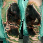 Фото татуировки с оборотнем 01.04.2021 №470 - werewolf tattoo - tatufoto.com