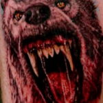 Фото татуировки с оборотнем 01.04.2021 №472 - werewolf tattoo - tatufoto.com