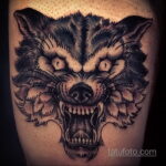Фото татуировки с оборотнем 01.04.2021 №483 - werewolf tattoo - tatufoto.com