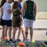 Тату две полосы браслетом внизу левой ноги парня – Фото Уличная тату (street tattoo) № 13 – 27.06.2021 3