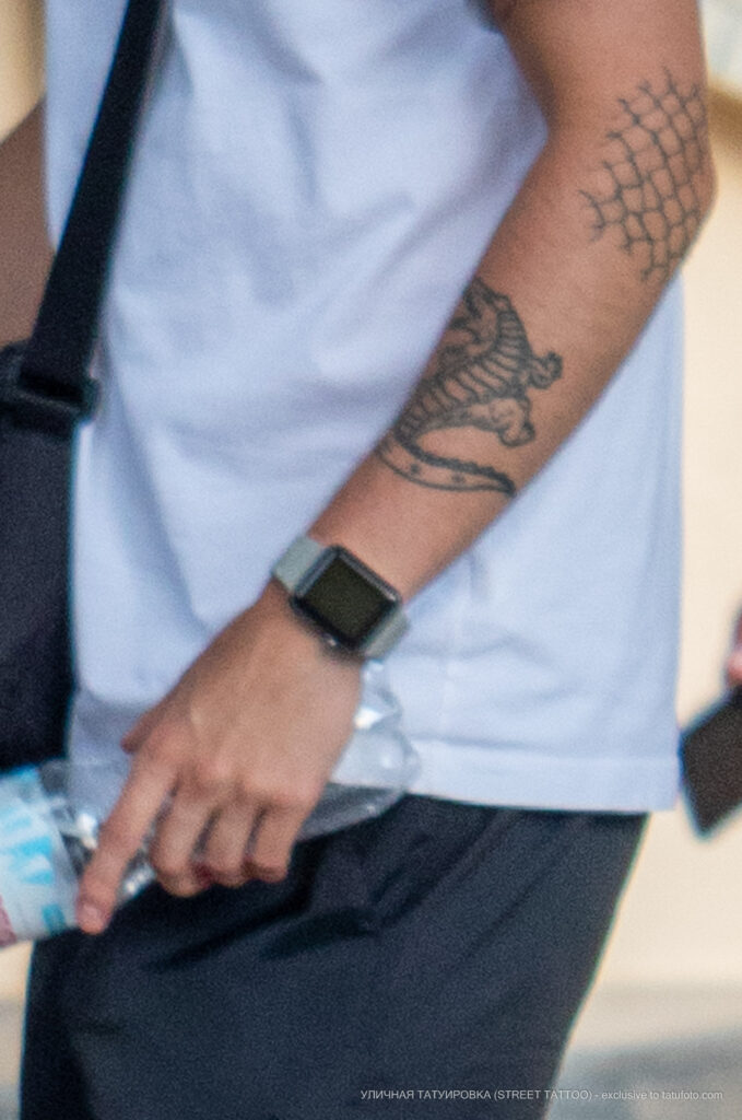 Тату крокодил и чешуя на левой руке парня – Фото Уличная тату (street tattoo) № 13 – 27.06.2021 2