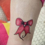 Фото тату Розовая ленточка 20.06.2021 №039 - tattoo pink ribbon - tatufoto.com