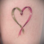 Фото тату Розовая ленточка 20.06.2021 №120 - tattoo pink ribbon - tatufoto.com