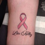 Фото тату Розовая ленточка 20.06.2021 №140 - tattoo pink ribbon - tatufoto.com