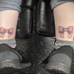 Фото тату Розовая ленточка 20.06.2021 №150 - tattoo pink ribbon - tatufoto.com