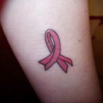 Фото тату Розовая ленточка 20.06.2021 №155 - tattoo pink ribbon - tatufoto.com