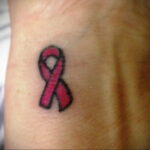 Фото тату Розовая ленточка 20.06.2021 №157 - tattoo pink ribbon - tatufoto.com