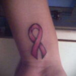 Фото тату Розовая ленточка 20.06.2021 №159 - tattoo pink ribbon - tatufoto.com