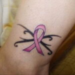 Фото тату Розовая ленточка 20.06.2021 №161 - tattoo pink ribbon - tatufoto.com