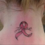 Фото тату Розовая ленточка 20.06.2021 №166 - tattoo pink ribbon - tatufoto.com