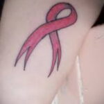 Фото тату Розовая ленточка 20.06.2021 №186 - tattoo pink ribbon - tatufoto.com