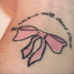 Фото тату Розовая ленточка 20.06.2021 №188 - tattoo pink ribbon - tatufoto.com