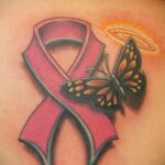 Фото тату Розовая ленточка 20.06.2021 №192 - tattoo pink ribbon - tatufoto.com