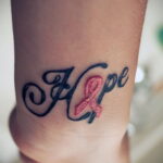 Фото тату Розовая ленточка 20.06.2021 №224 - tattoo pink ribbon - tatufoto.com