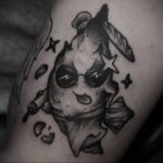 Фото татуировки круассан 05.06.2021 №043 - croissant tattoo - tatufoto.com