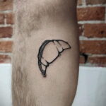 Фото татуировки круассан 05.06.2021 №061 - croissant tattoo - tatufoto.com