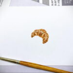 Фото татуировки круассан 05.06.2021 №062 - croissant tattoo - tatufoto.com