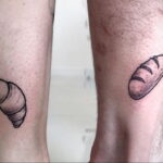 Фото татуировки круассан 05.06.2021 №076 - croissant tattoo - tatufoto.com