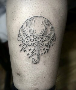 Фото татуировки круассан 05.06.2021 №082 - croissant tattoo - tatufoto.com