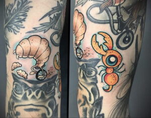 Фото татуировки круассан 05.06.2021 №184 - croissant tattoo - tatufoto.com